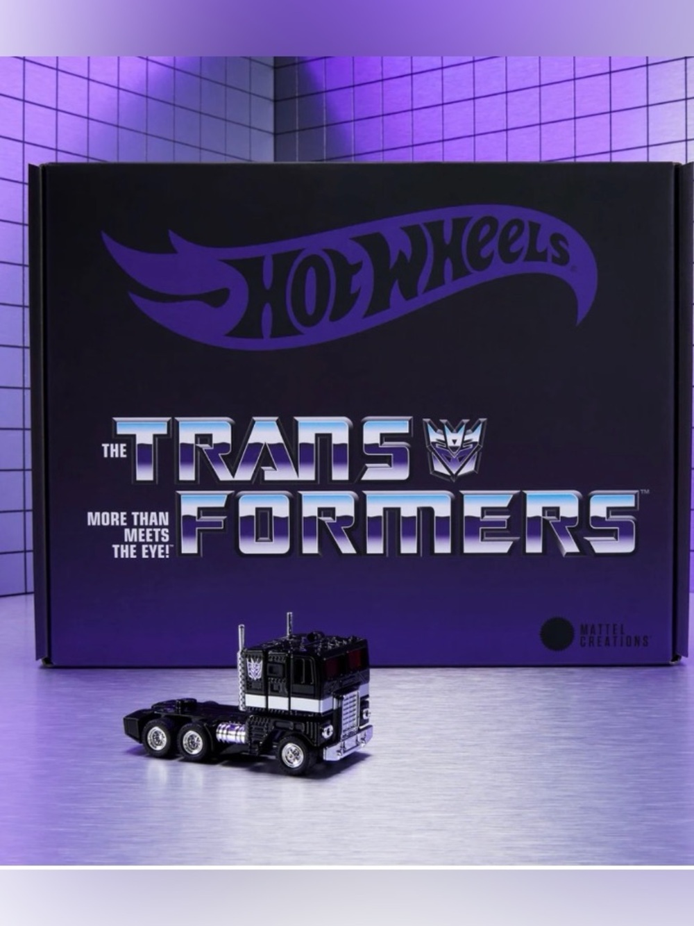 Mattel Creations Exclusive Hot Wheels x Transformers Nemesis Prime Sealed